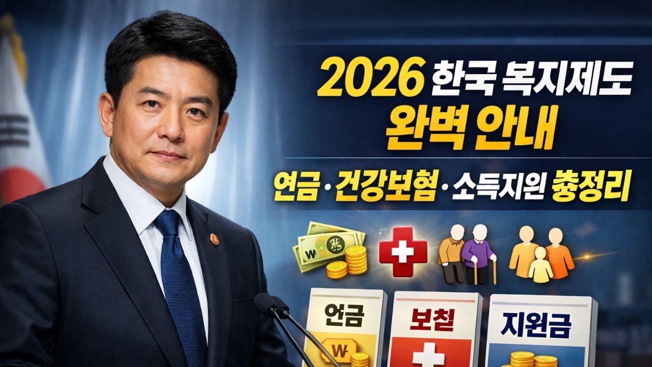 2026 한국 복지제도 완벽 안내: 연금·건강보험·소득지원 프로그램 총정리