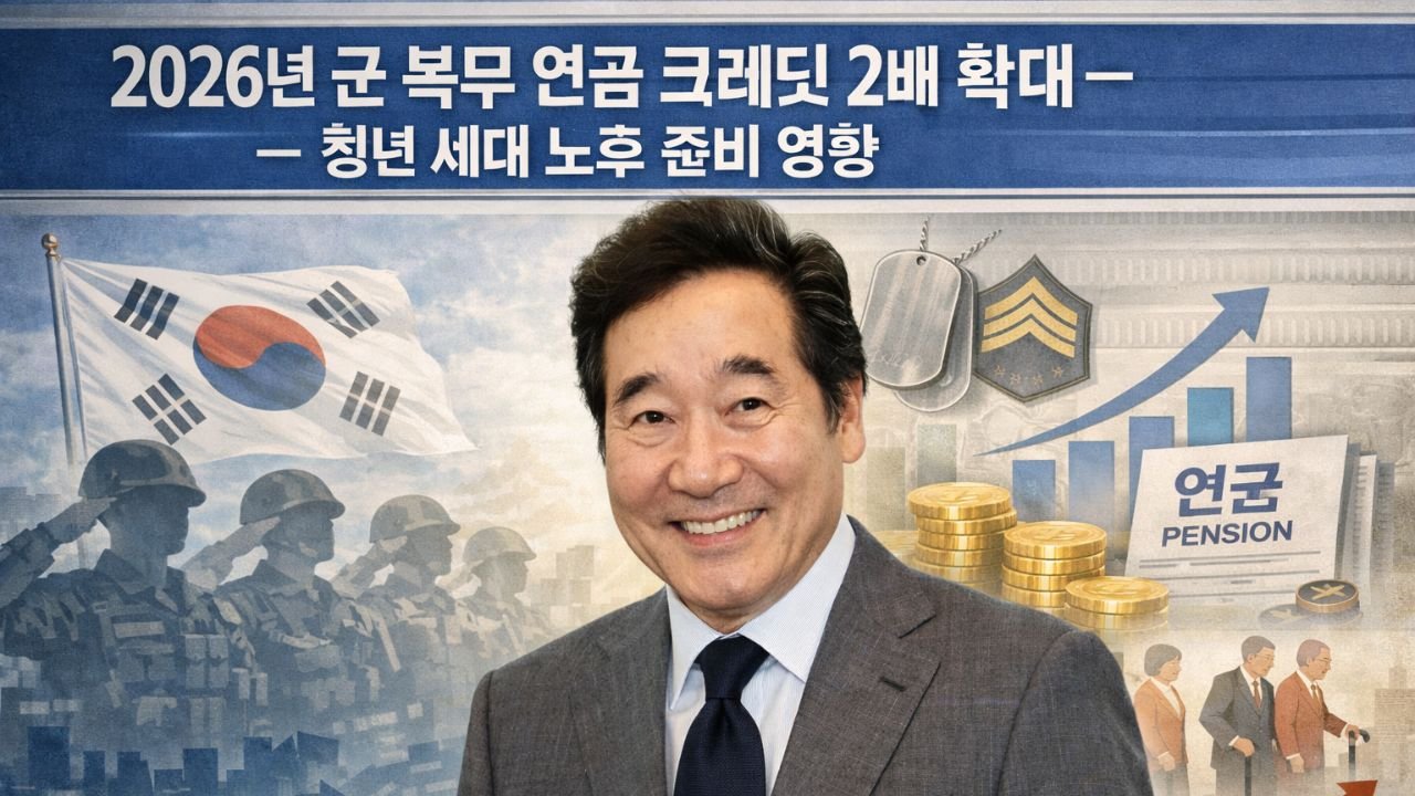 2026년 군 복무 연금 크레딧 2배 확대 – 청년 세대 노후 준비 영향